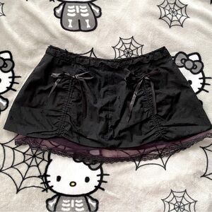 vintage lip service mini skirt